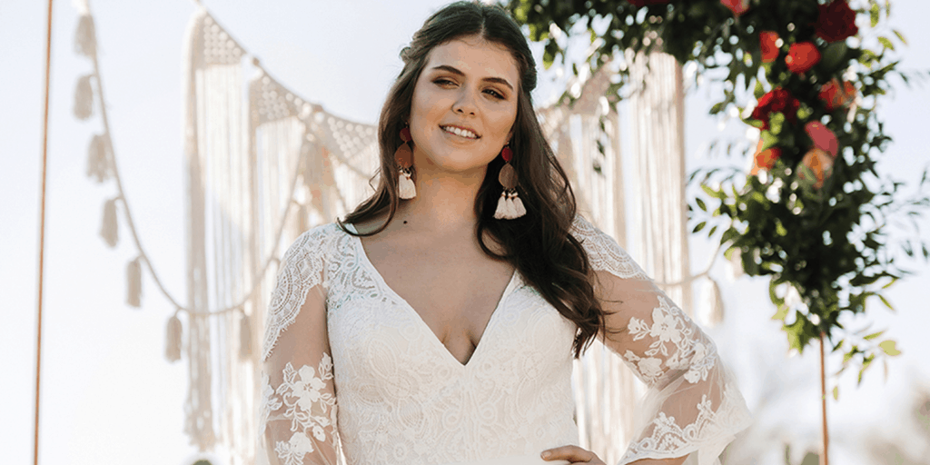 plus size bride wedding dress